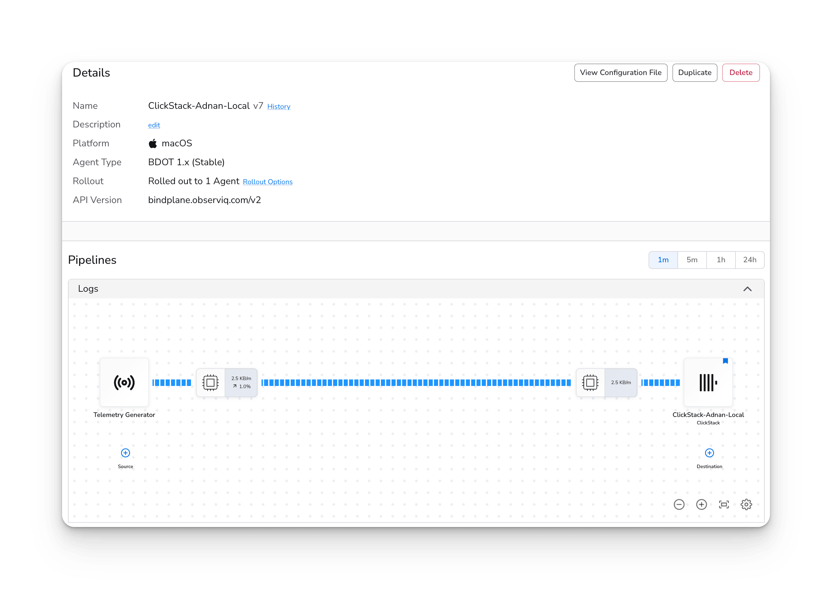 Telemetry Signals in ClickStack via Bindplane