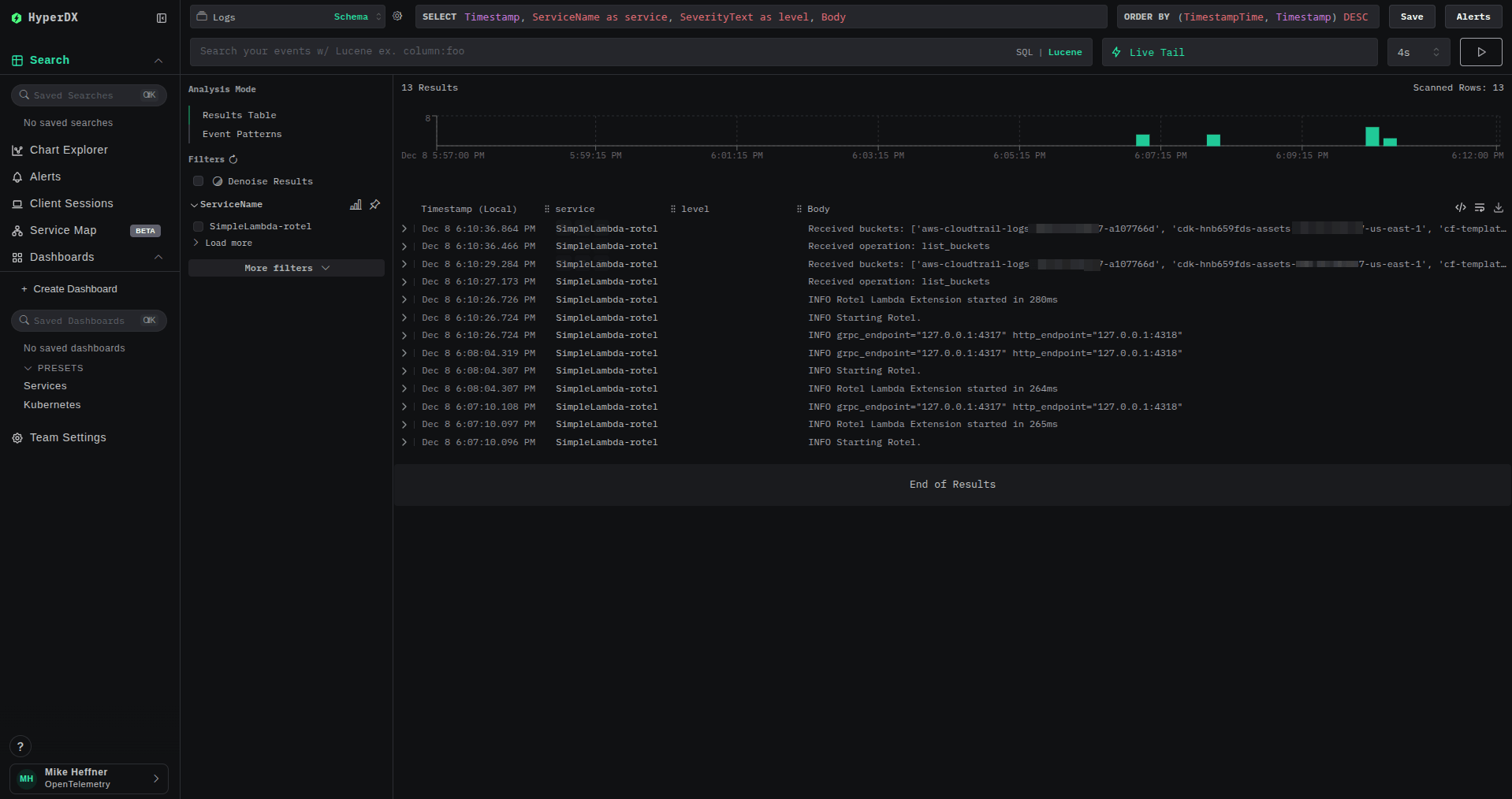 Lambda Log View