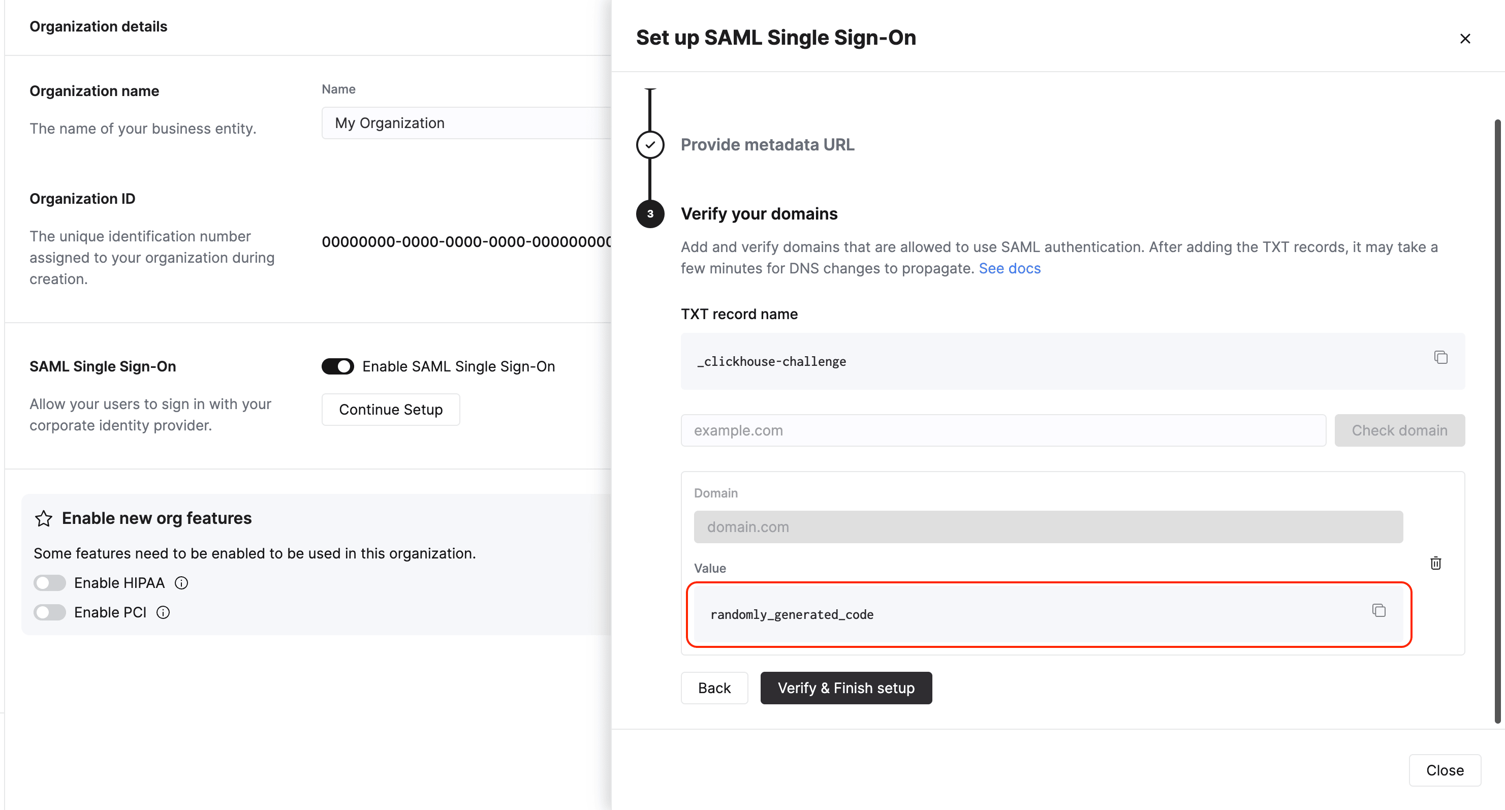 Verify your domain